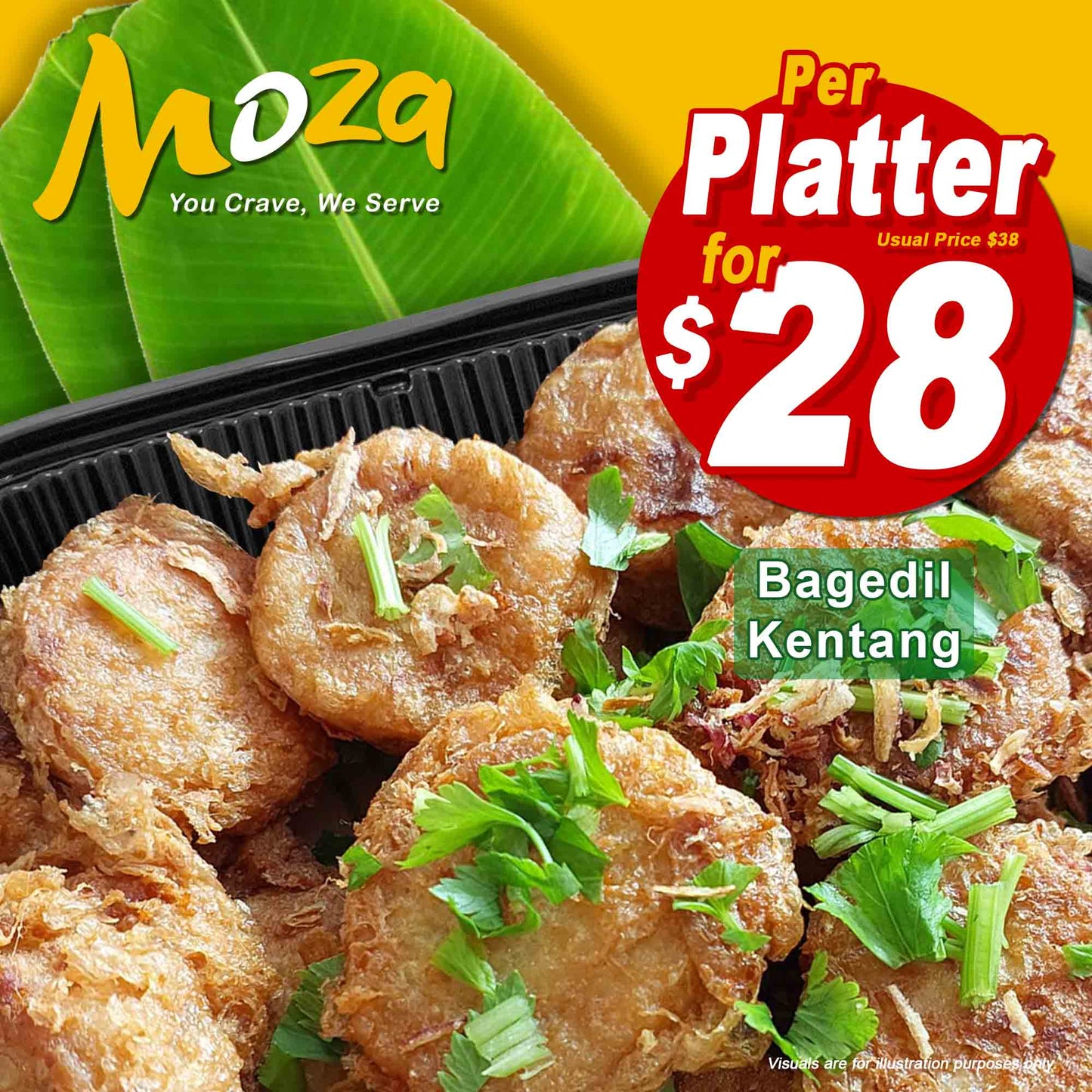 Bagedil Kentang (Platter)