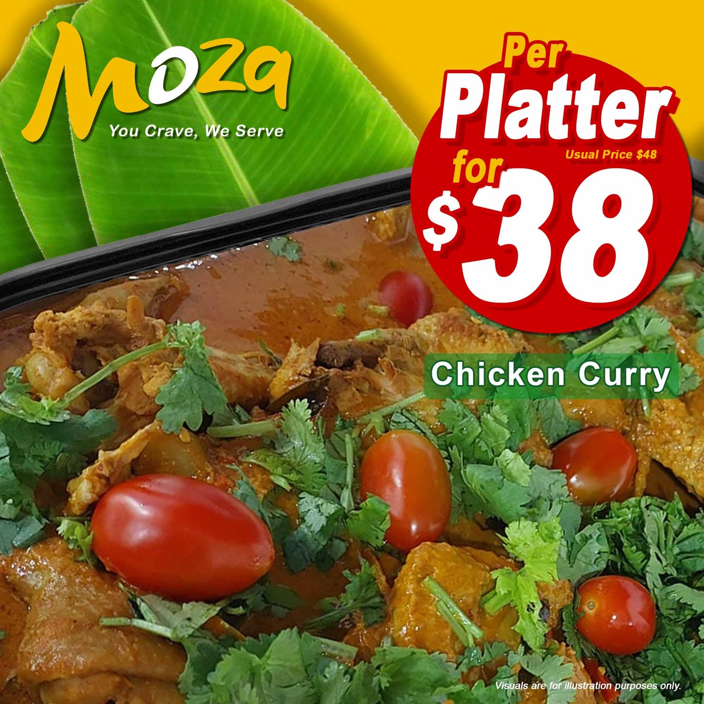 Chicken Curry (Platter)