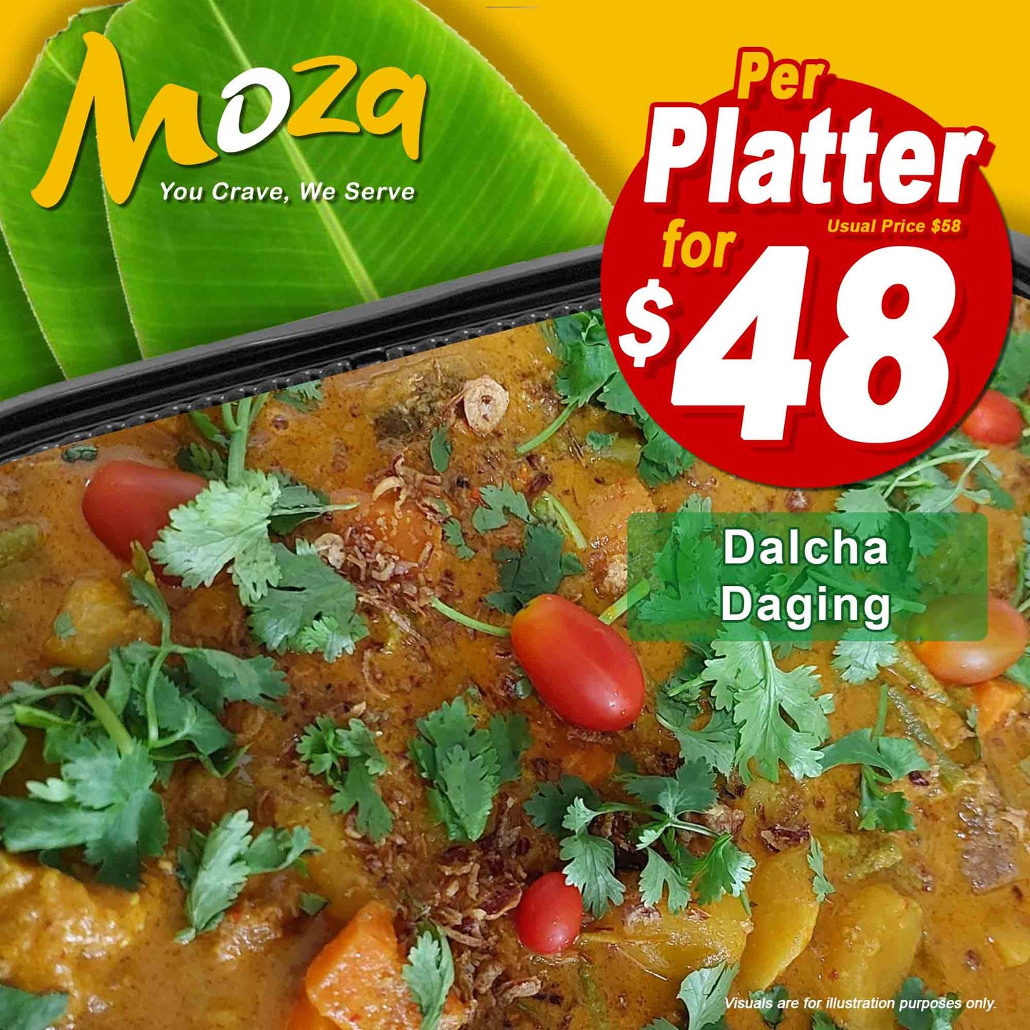 Dalcha Daging (Platter)