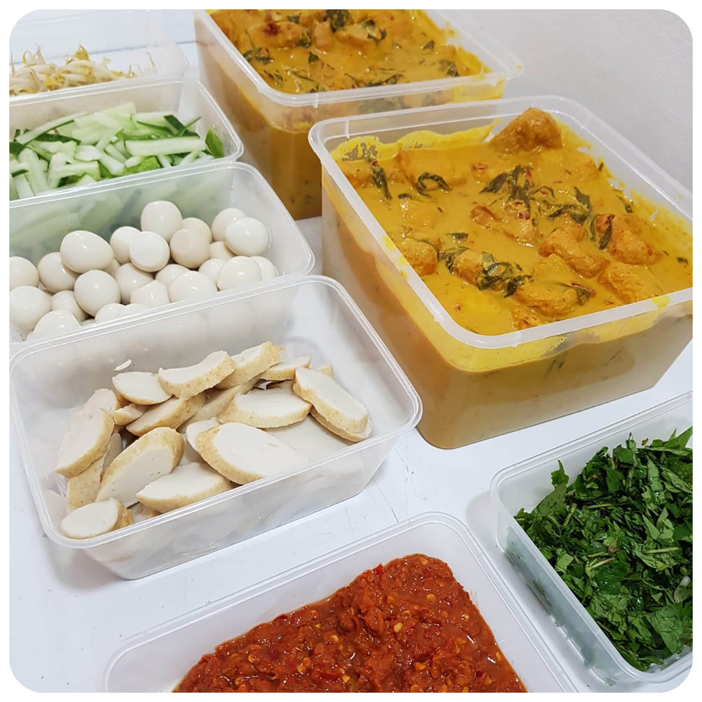 Laksa Moza (Platter)