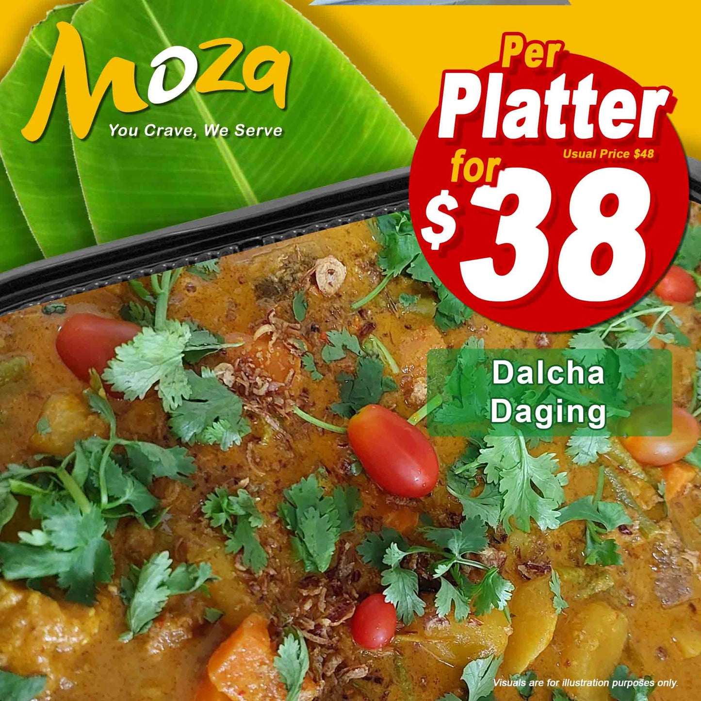 Dalcha Daging (Platter)